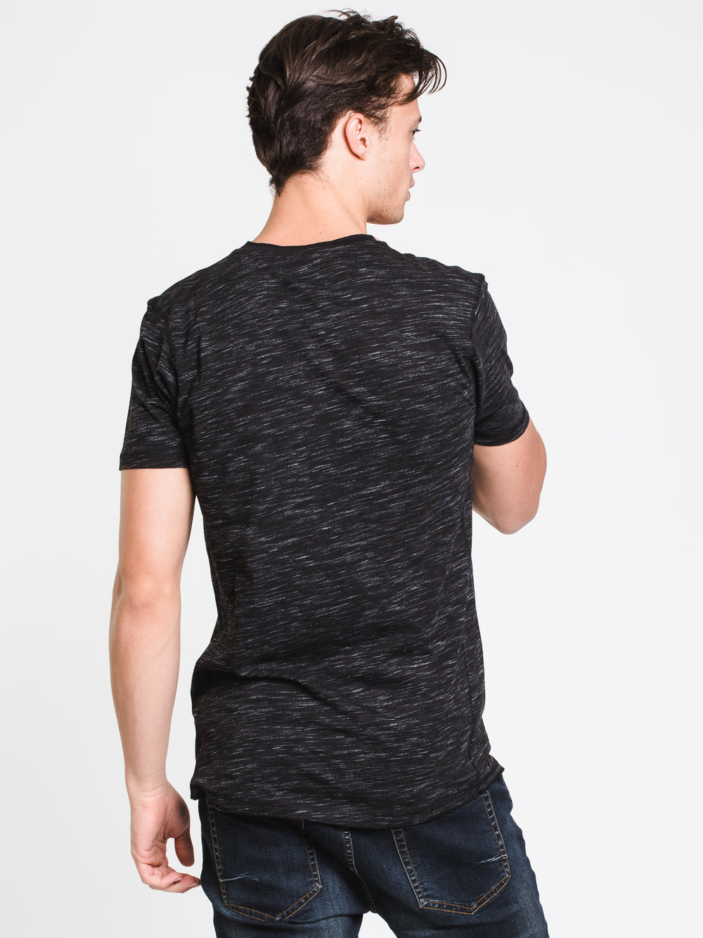 MENS HAL MELANGE HENLEY - CLEARANCE