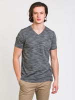 KOLBY SIG MELANGE V-NECK TEE - CLEARANCE