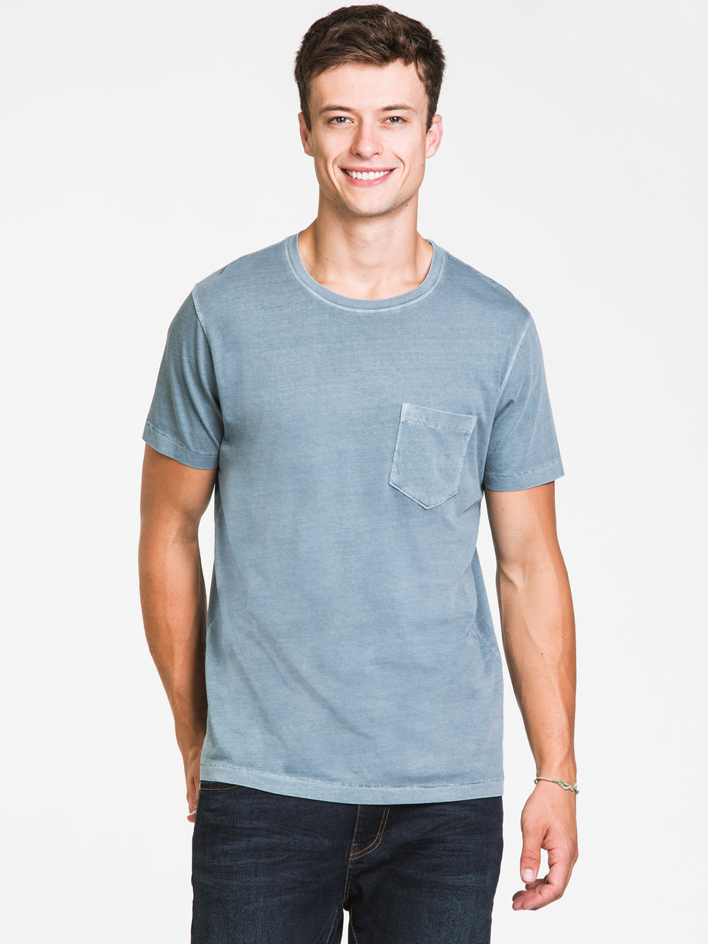 KOLBY GARMENT DYE POCKET TEE - CLEARANCE