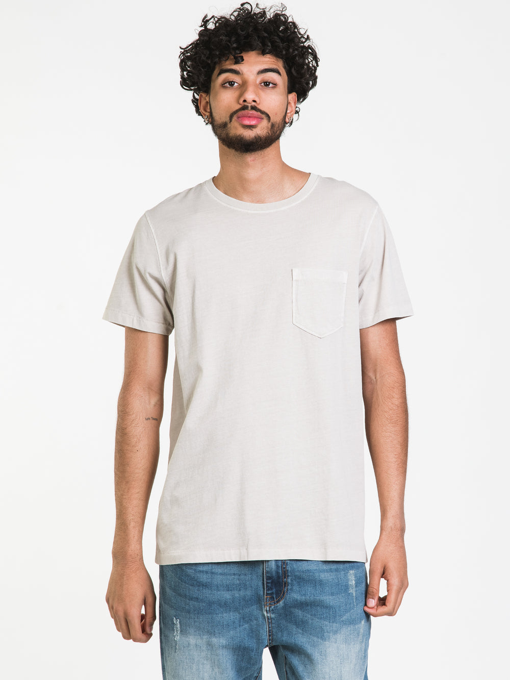 KOLBY GARMENT DYE POCKET T-SHIRT - CLEARANCE