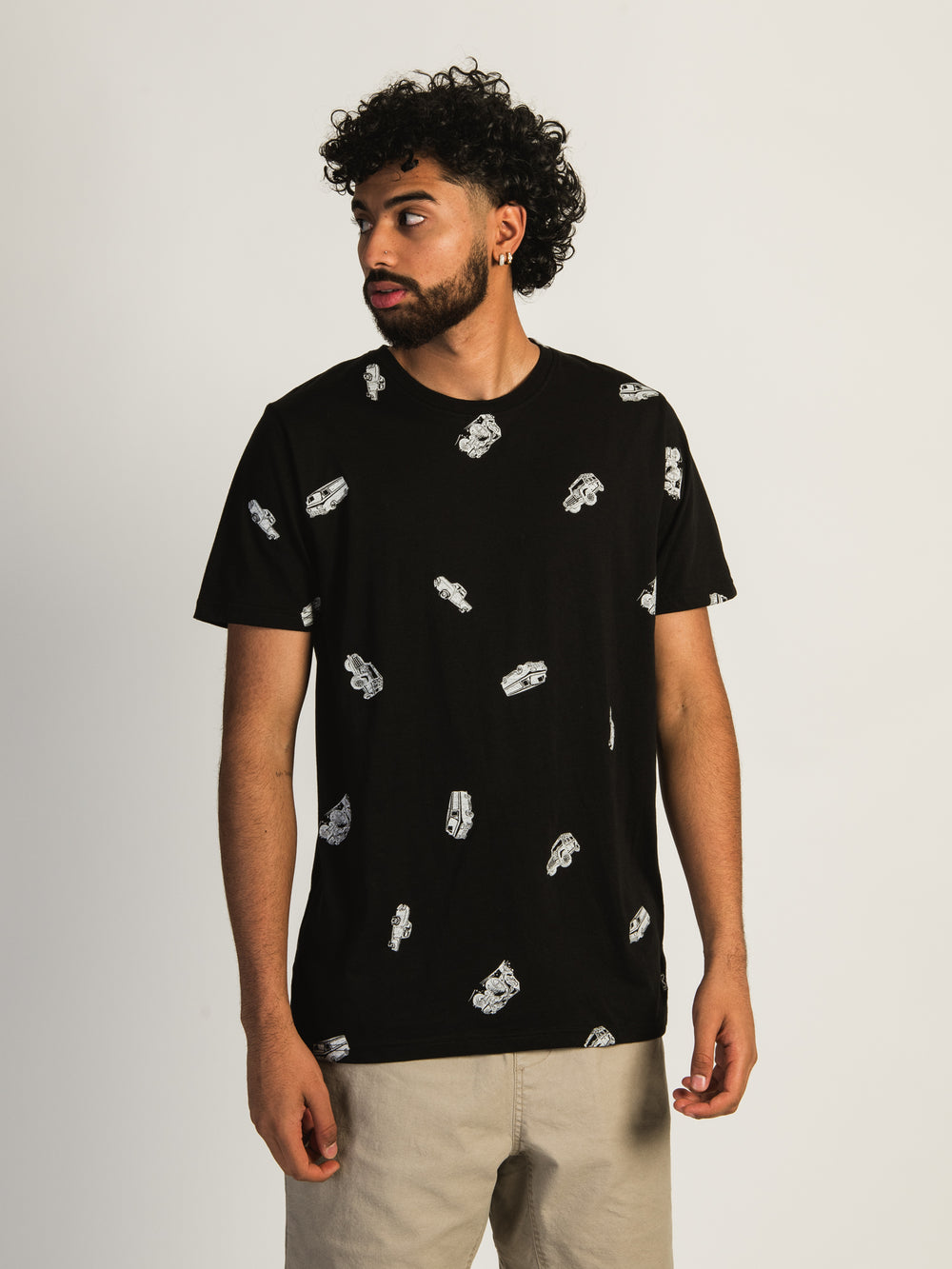 KOLBY DAVID ALL-OVER PRINT TEE - NOIR