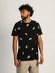 KOLBY KOLBY DAVID ALL-OVER PRINT TEE - BLACK - Boathouse