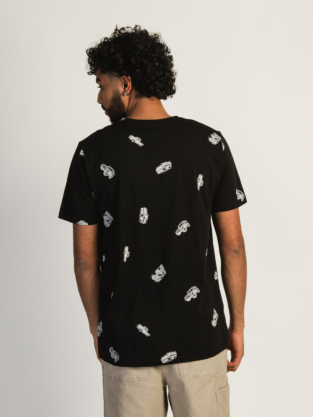 KOLBY DAVID ALL-OVER PRINT TEE - NOIR