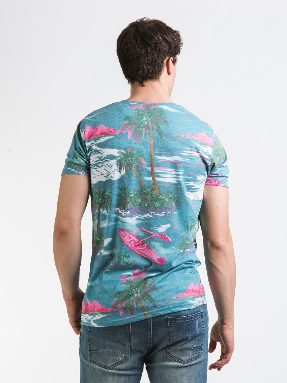 KOLBY ALOHA SCREEN PRINT T-SHIRT - CLEARANCE