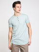 KOLBY MENS LONGLINE MELANGE HENLEY - CLEARANCE - Boathouse