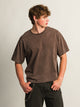 KOLBY KOLBY SHORT CUT HEAVYWEIGHT TEE - BROWN - Boathouse