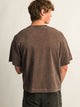 KOLBY KOLBY SHORT CUT HEAVYWEIGHT TEE - BROWN - Boathouse