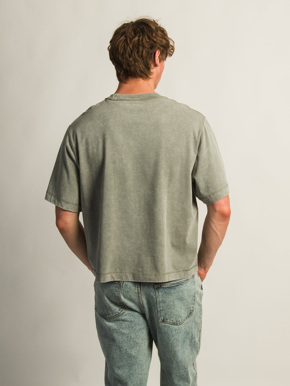 KOLBY SHORT CUT HEAVYWEIGHT TEE - GREEN