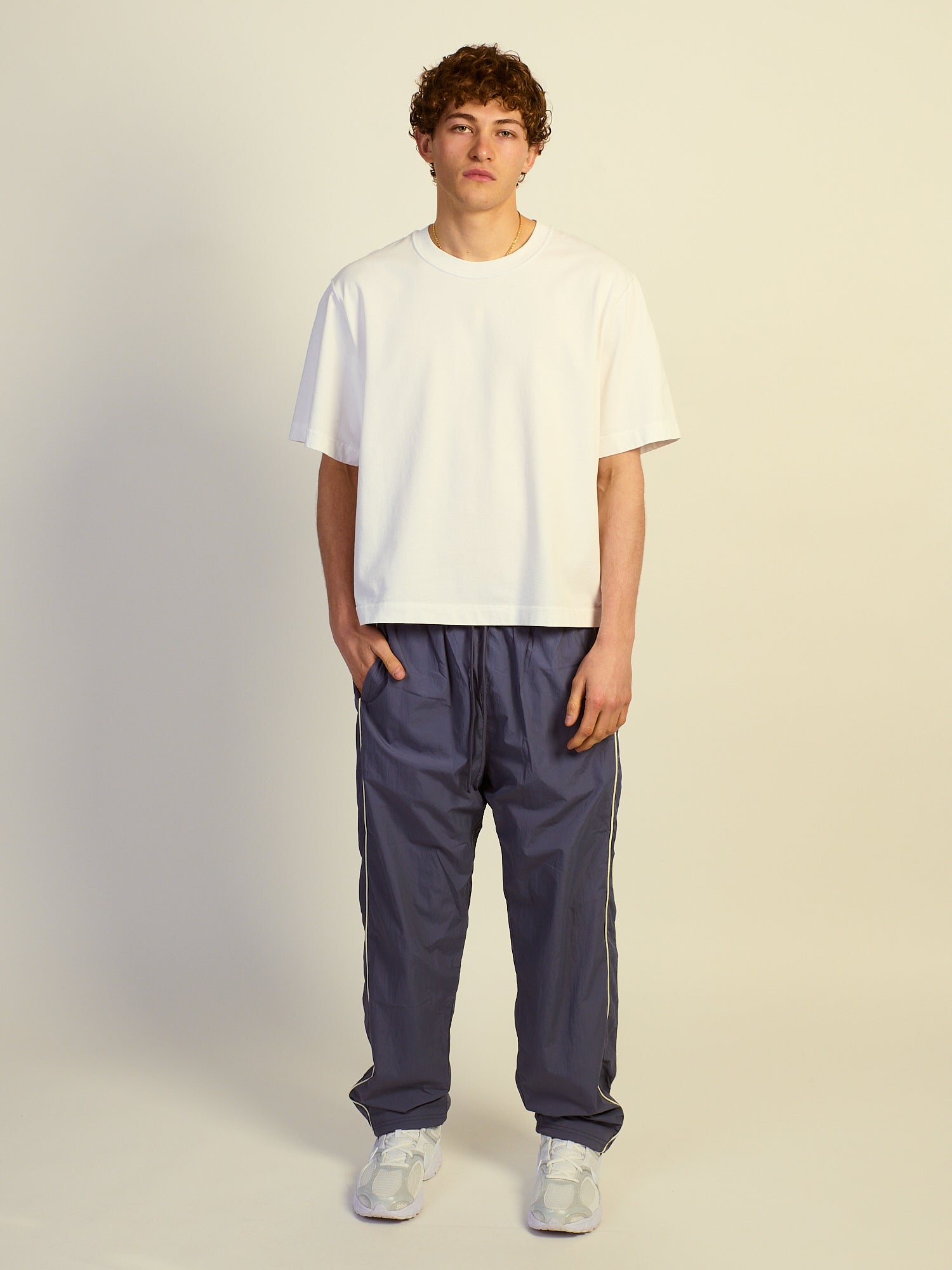 KOLBY SHORT CUT HEAVYWEIGHT TEE - BLANC