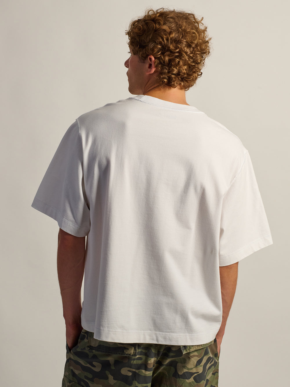 KOLBY SHORT CUT HEAVYWEIGHT TEE - WHITE