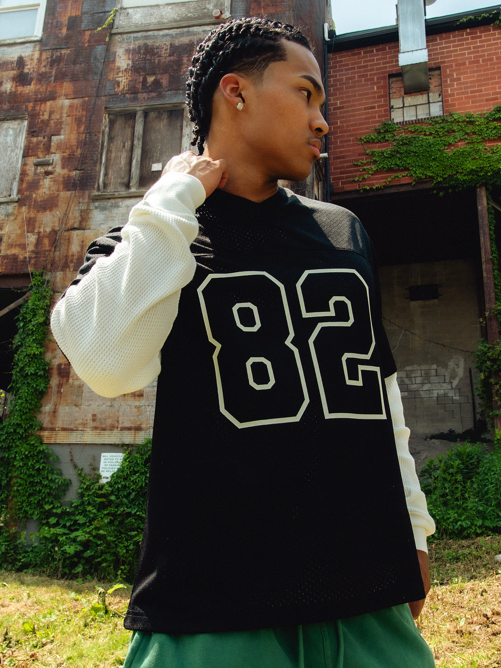 T-SHIRT KOLBY FOOTBALL - NOIR