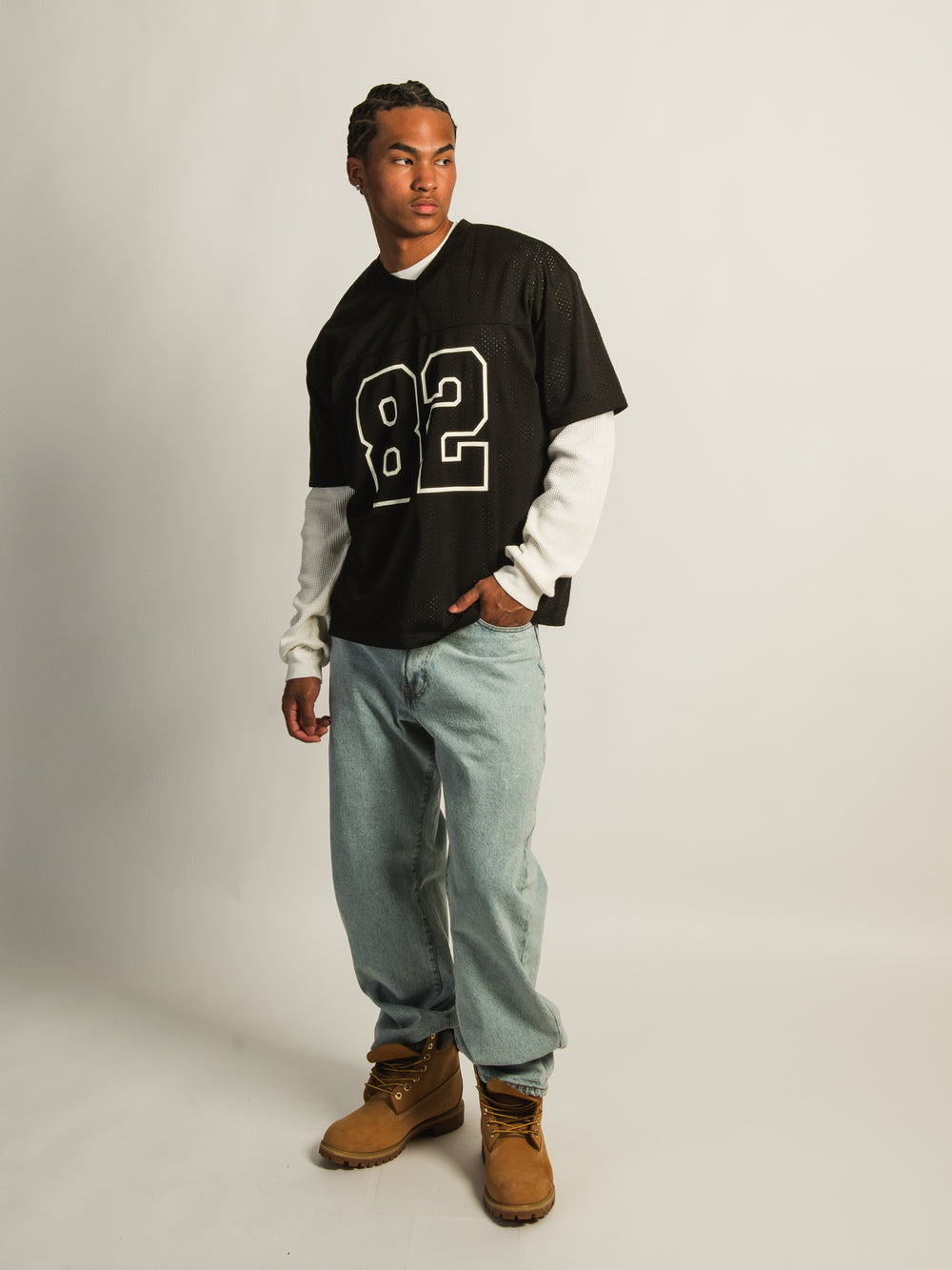 T-SHIRT KOLBY FOOTBALL - NOIR