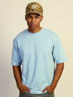 KOLBY BOXY FIT TEE - BABY BLUE