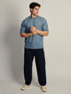 KOLBY BOXY FIT TEE - HEATHER BLUE