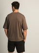 KOLBY KEEP COOL BOXY FIT TEE - BROWN