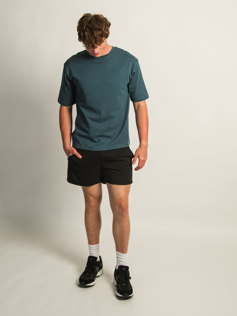 KOLBY KEEP COOL BOXY FIT TEE - TEAL