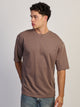 KOLBY BOXY FIT T-SHIRT - BROWN