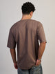 KOLBY BOXY FIT T-SHIRT - BROWN