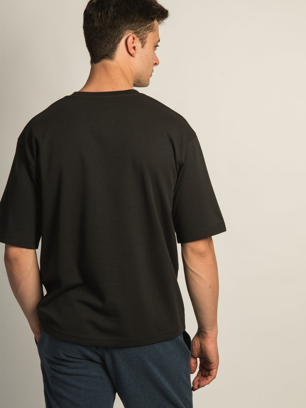 KOLBY KEEP COOL T-SHIRT COUPE BOXY - NOIR