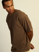 KOLBY KOLBY LOOSE FIT TEXT TEE - IRON - Boathouse