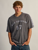 T-shirt de football coupe ample KOLBY - CHARBON