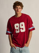 KOLBY KOLBY LOOSE FIT FOOTBALL T-SHIRT - RED - Boathouse