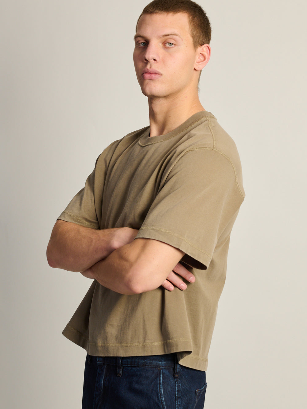 T-SHIRT COURT KOLBY VINTAGE - ARMADILLO