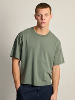 T-SHIRT COURT KOLBY VINTAGE - VERT