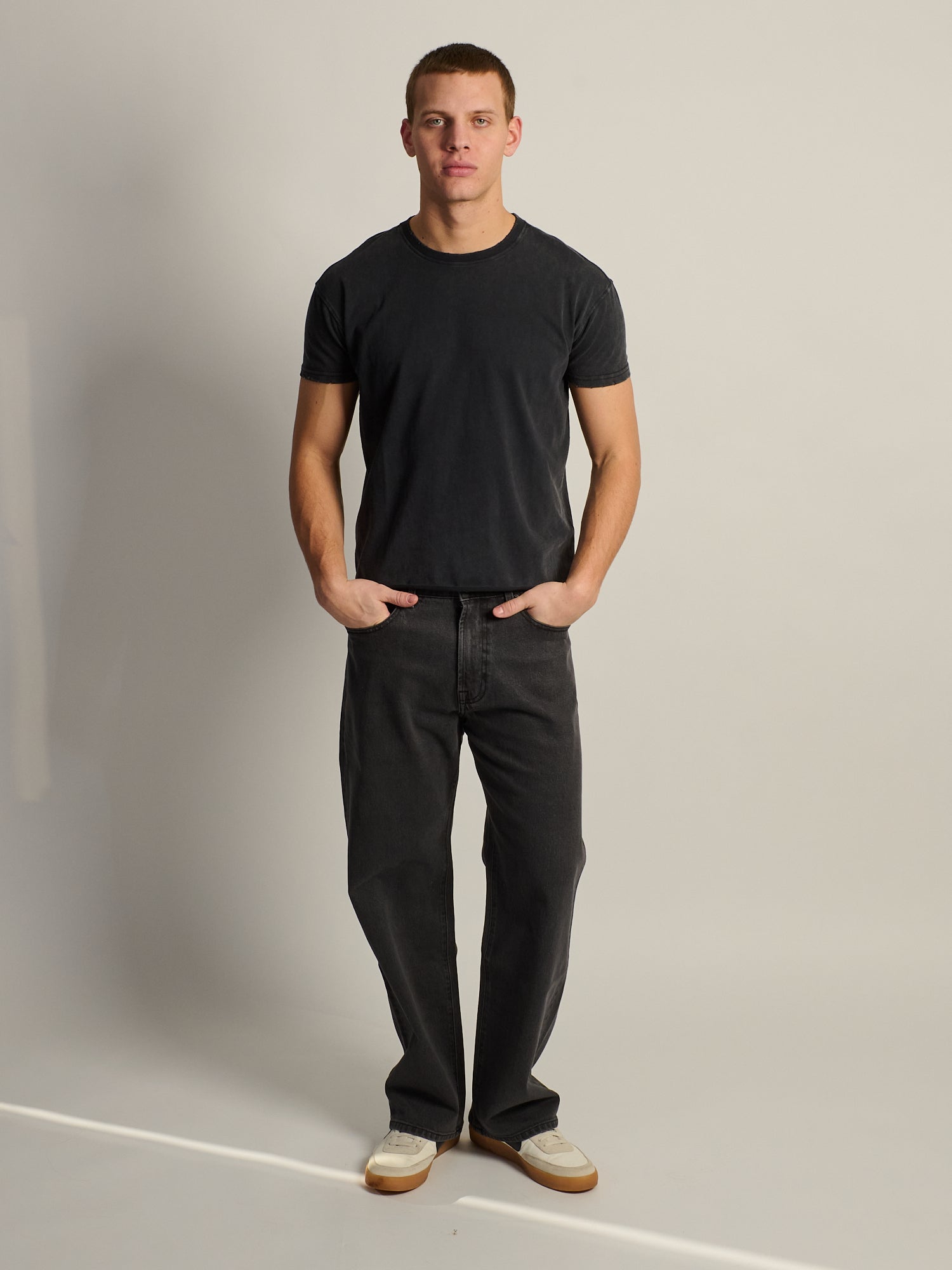 T-SHIRT MUSCLE COURT KOLBY – NOIR