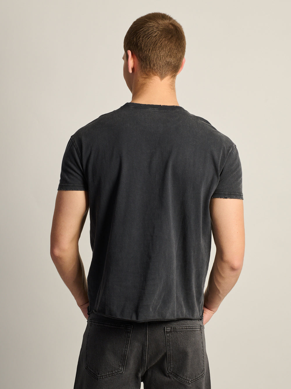 T-SHIRT MUSCLE COURT KOLBY – NOIR