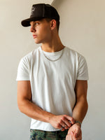 T-SHIRT MUSCLE COURT KOLBY – BLANC
