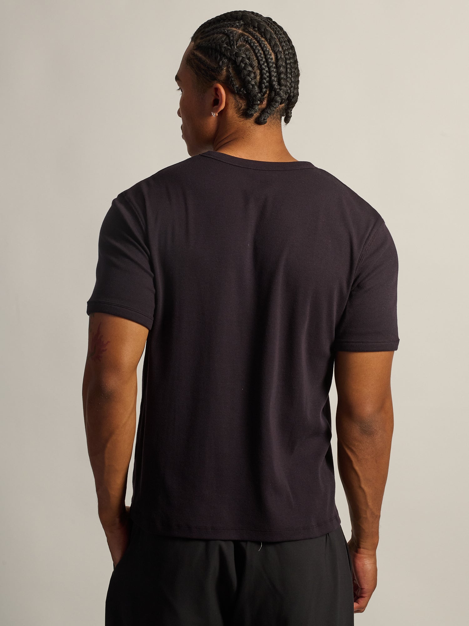 KOLBY SLIM FIT RIBBED T-SHIRT