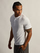 KOLBY KOLBY SLIM FIT RIBBED T-SHIRT - WHITE - Boathouse