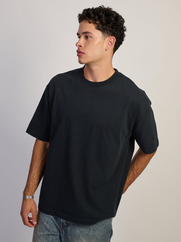 KOLBY PREMIUM HEAVYWEIGHT T-SHIRT - BLACK