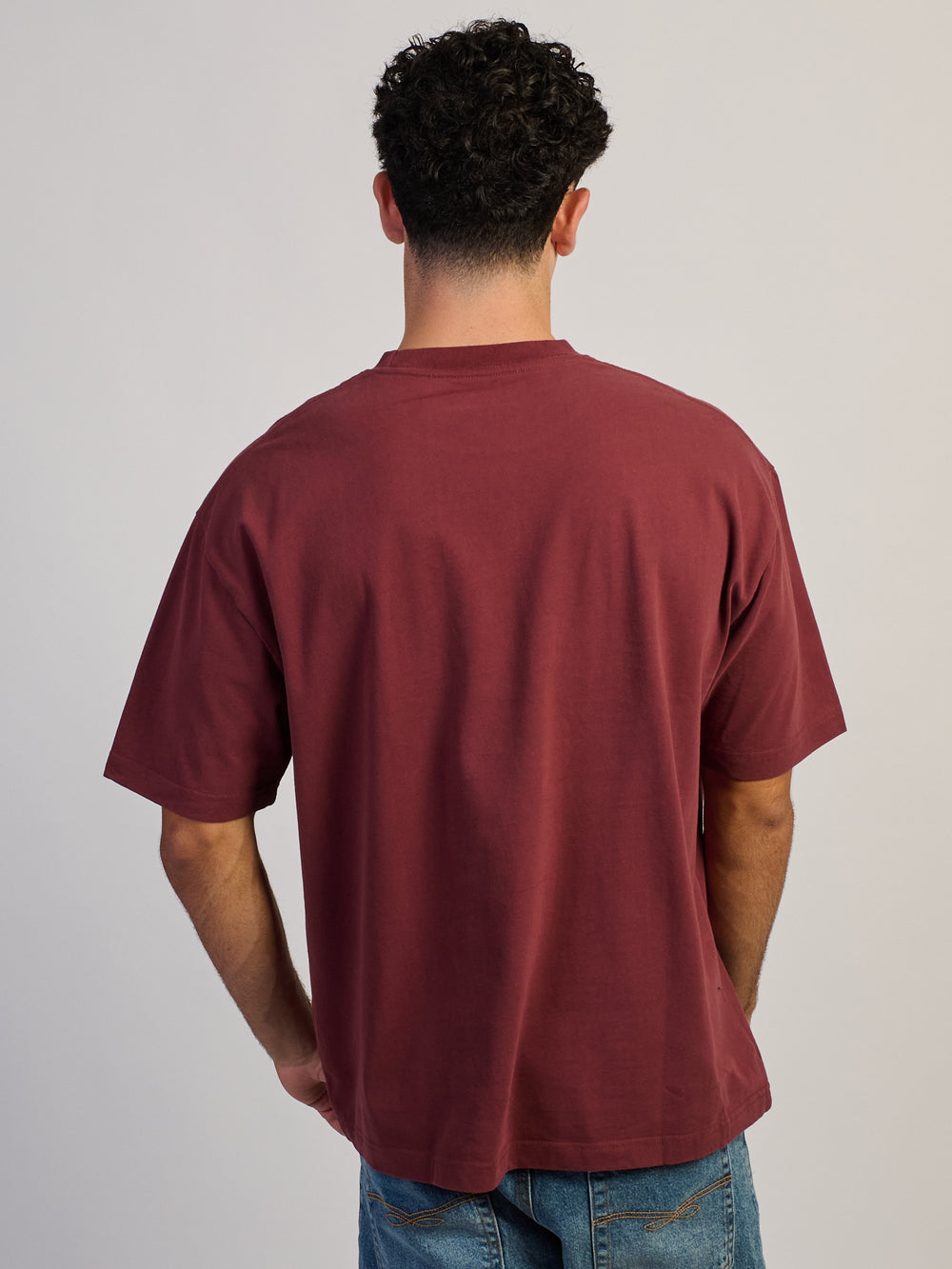 KOLBY PREMIUM HEAVYWEIGHT T-SHIRT - BURGUNDY