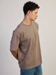 T-SHIRT KOLBY PREMIUM LOURD - CHOCOLAT 