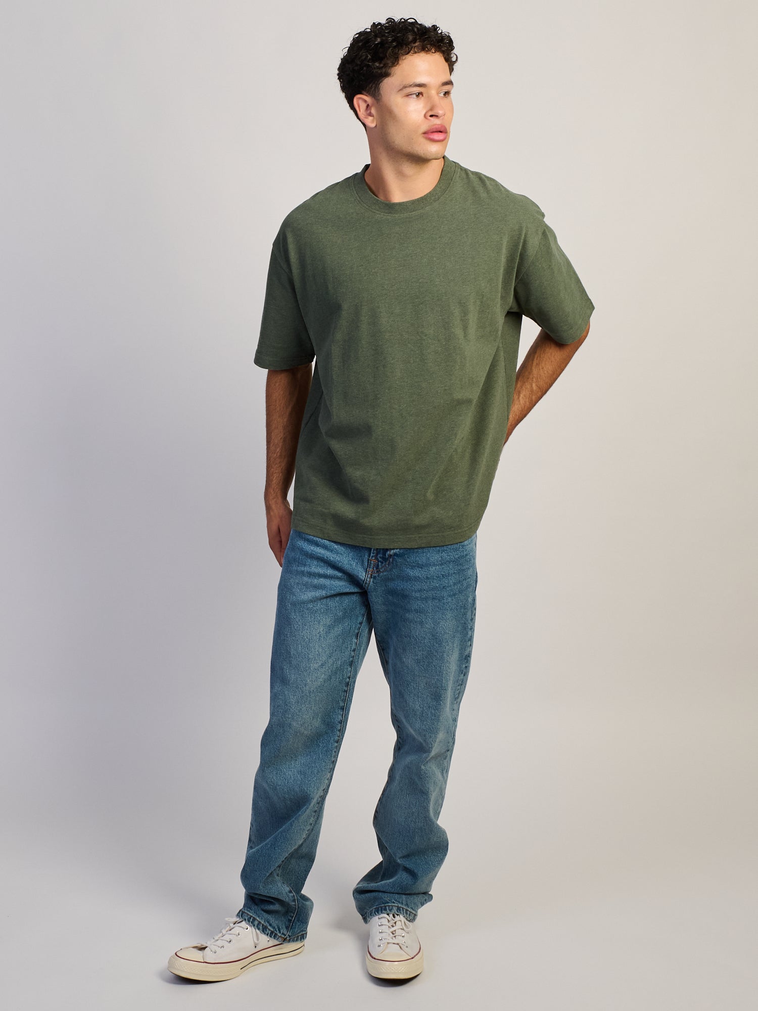 KOLBY PREMIUM HEAVYWEIGHT T-SHIRT - GREEN