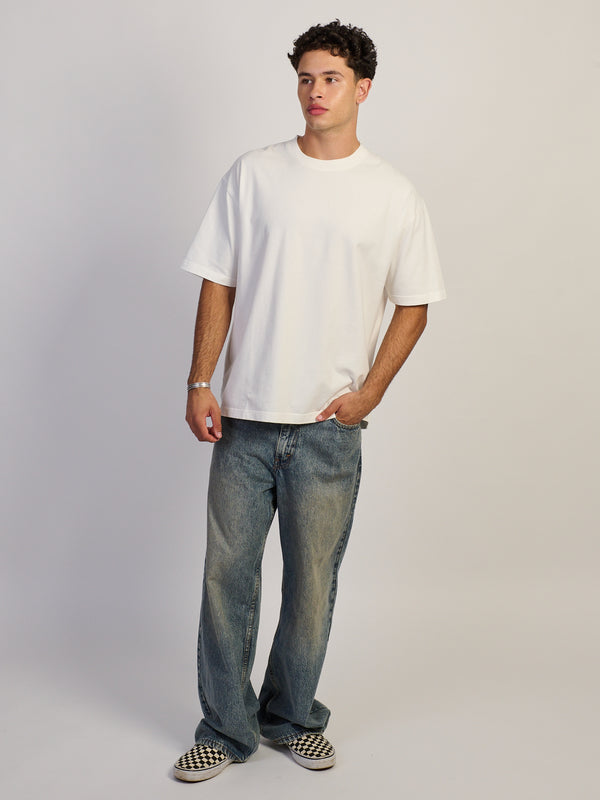 KOLBY PREMIUM HEAVYWEIGHT T-SHIRT - WHITE