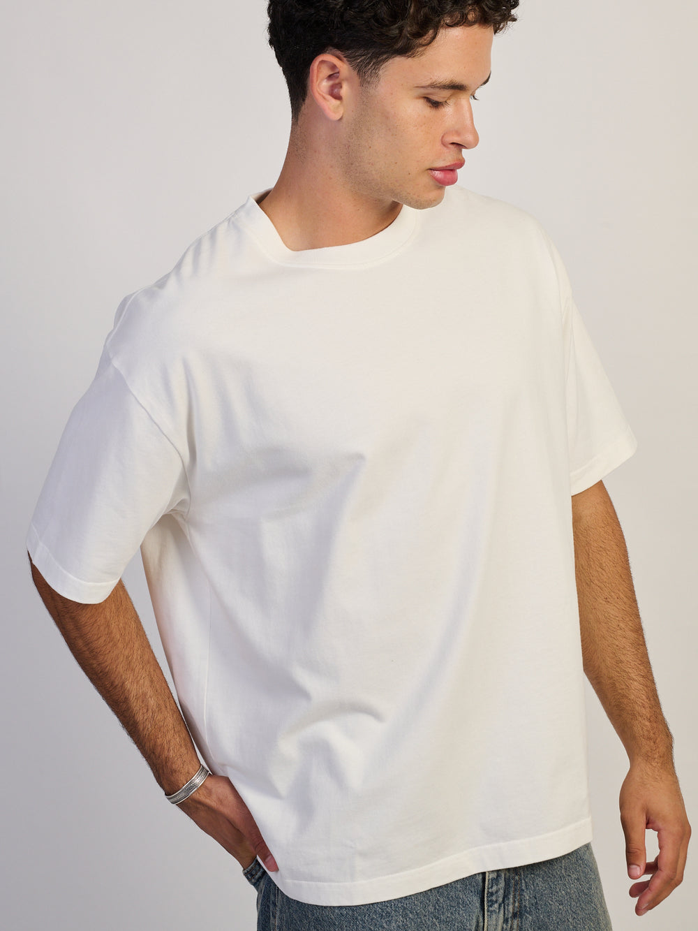 KOLBY PREMIUM HEAVYWEIGHT T-SHIRT - WHITE