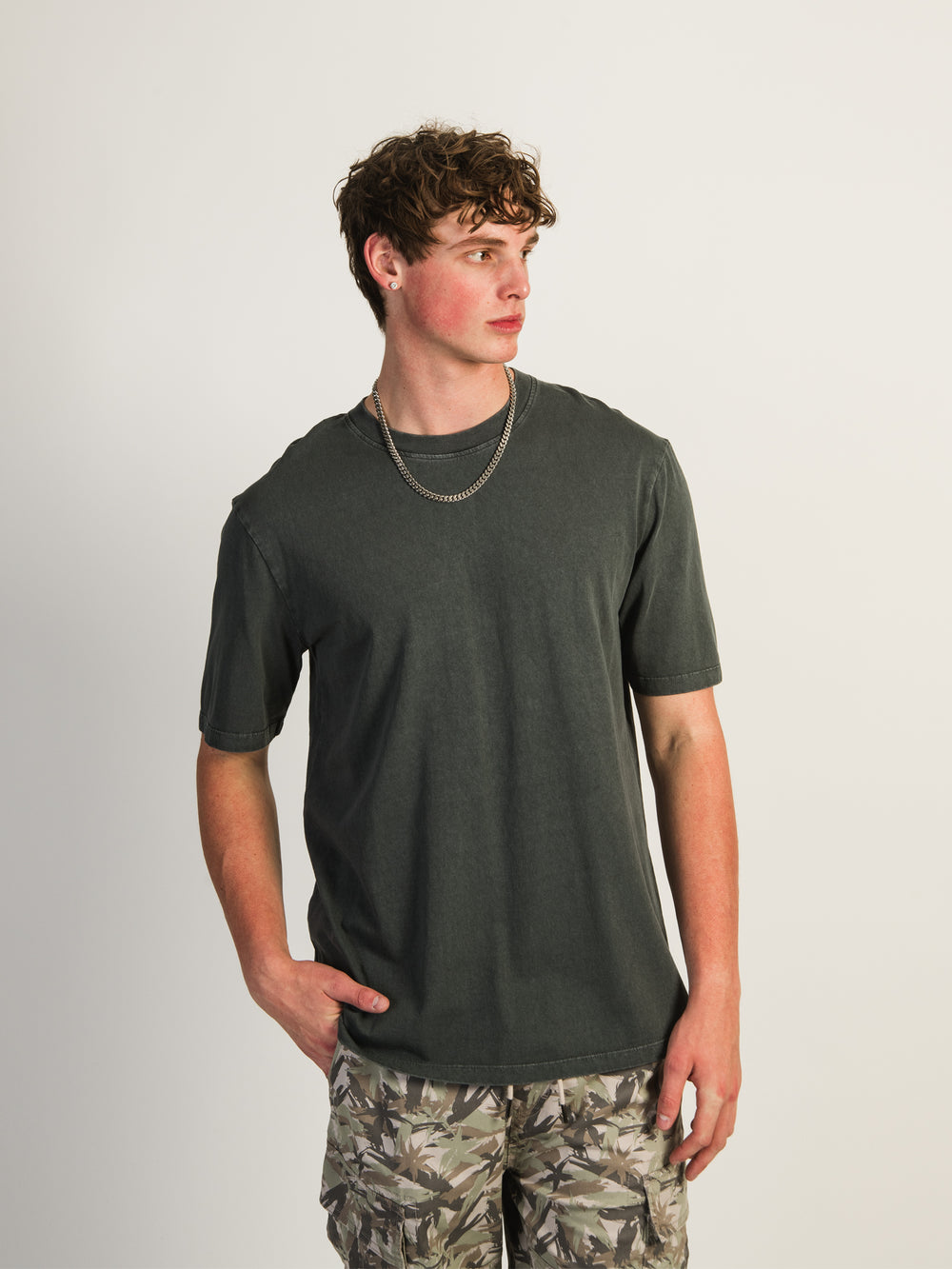 KOLBY OVERSIZED PREMIUM TEE - ASH