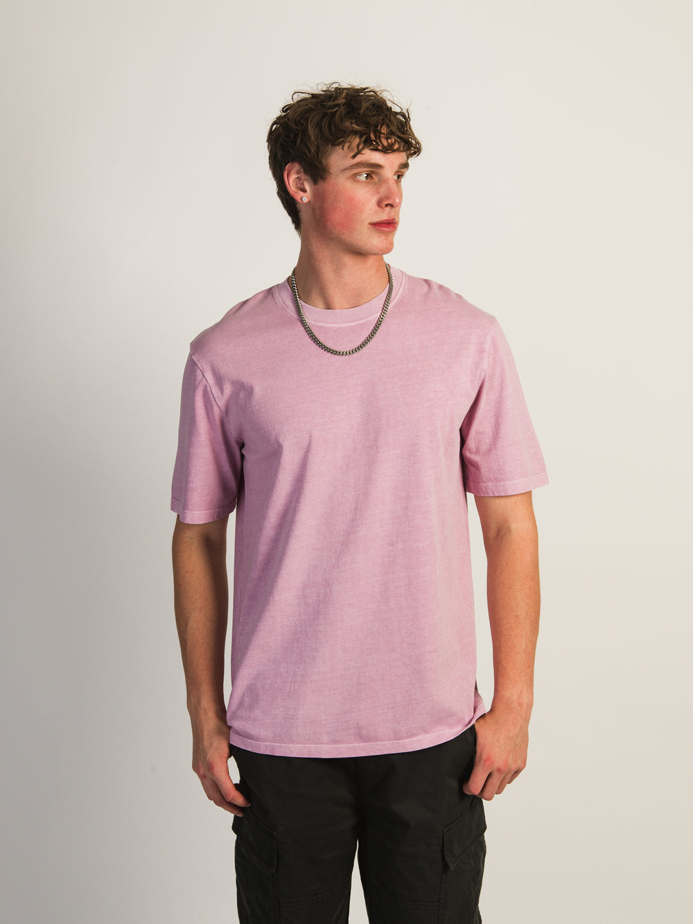 KOLBY OVERSIZED PREMIUM TEE - ROSE