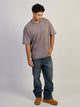 KOLBY CONTRAST STITCH T-SHIRT - IRON