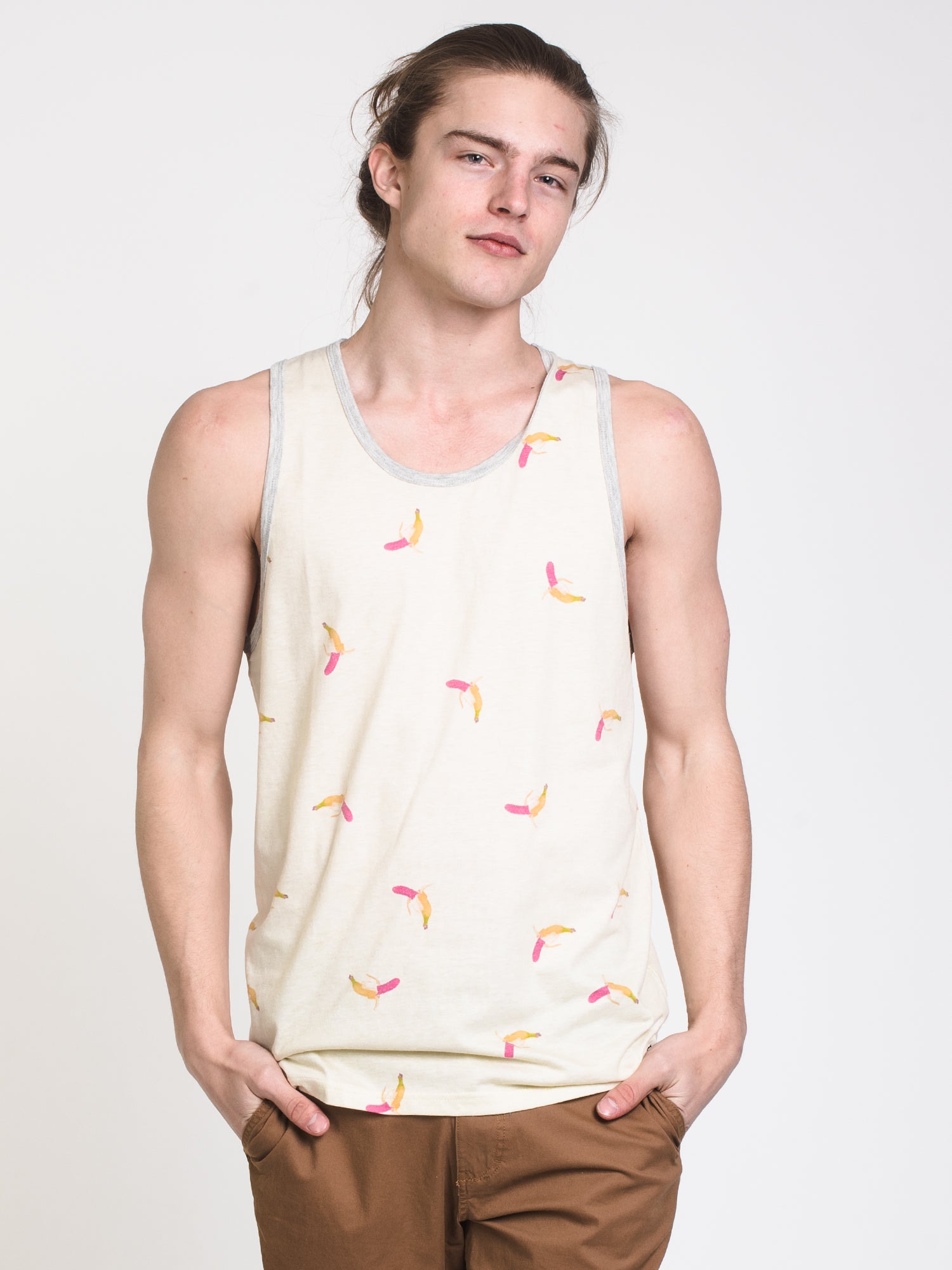 MENS DIGI DITSY TANK - CLEARANCE