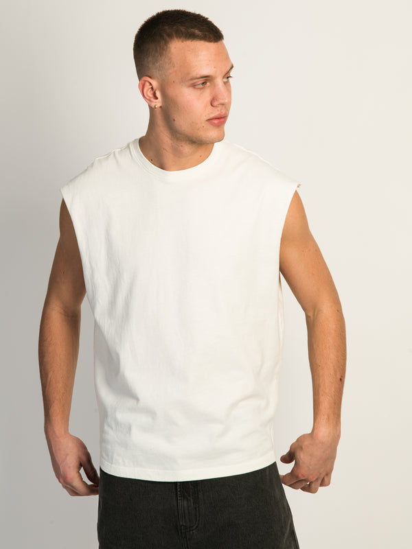 KOLBY MUSCLE TANK TOP - OFF WHITE