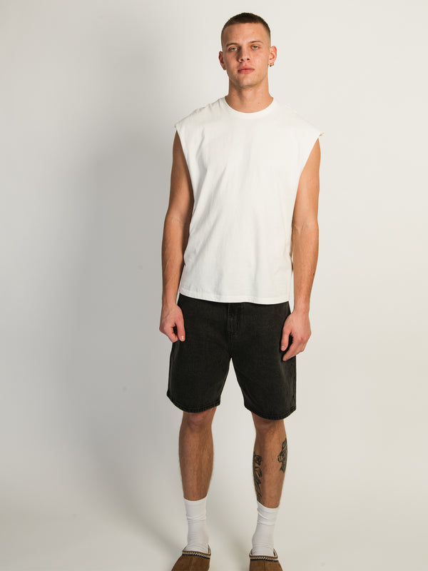 KOLBY MUSCLE TANK TOP - OFF WHITE