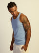 KOLBY KOLBY RIBBED TANK - DUSTY BLUE - Boathouse