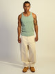 KOLBY KOLBY RIBBED TANK - DUSTY GREEN - Boathouse
