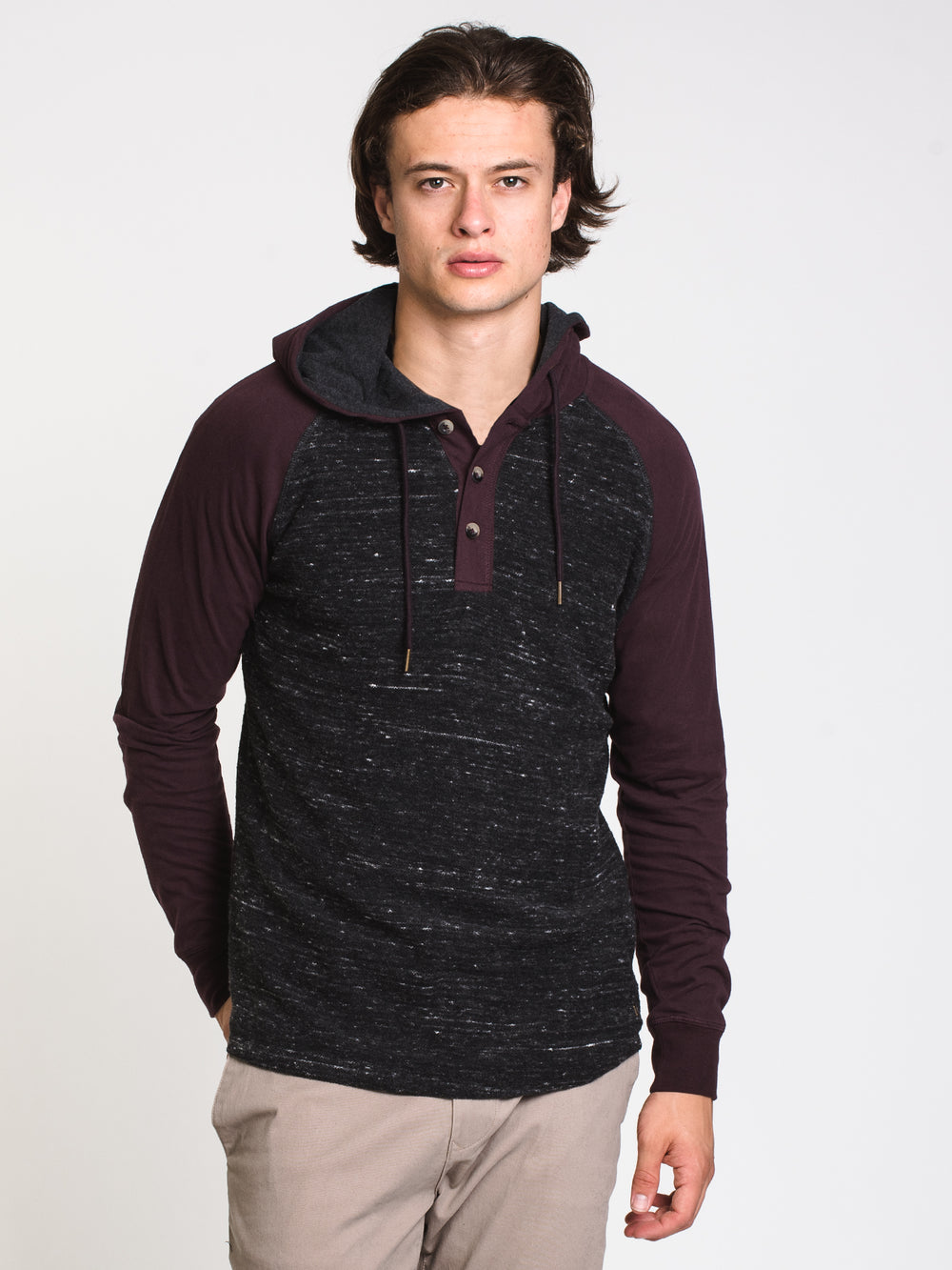 MENS MARCO HOODIE HENLEY - CLEARANCE