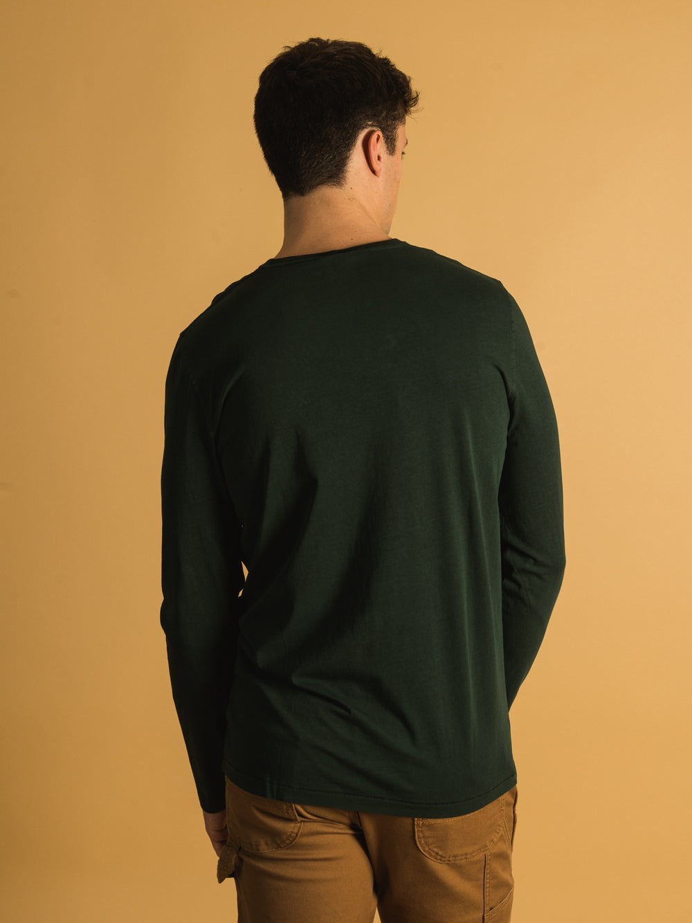 KOLBY GARMENT DYE POCKET LONG SLEEVE TEE - CLEARANCE