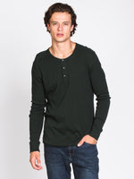 MENS MAX SLUB HENLEY - CLEARANCE